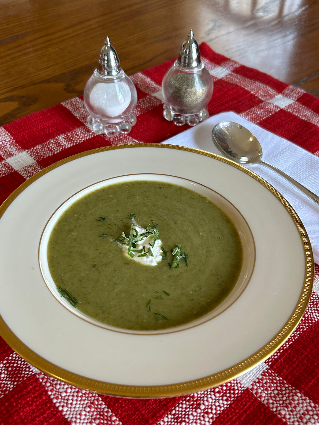 Potato Arugula Soup